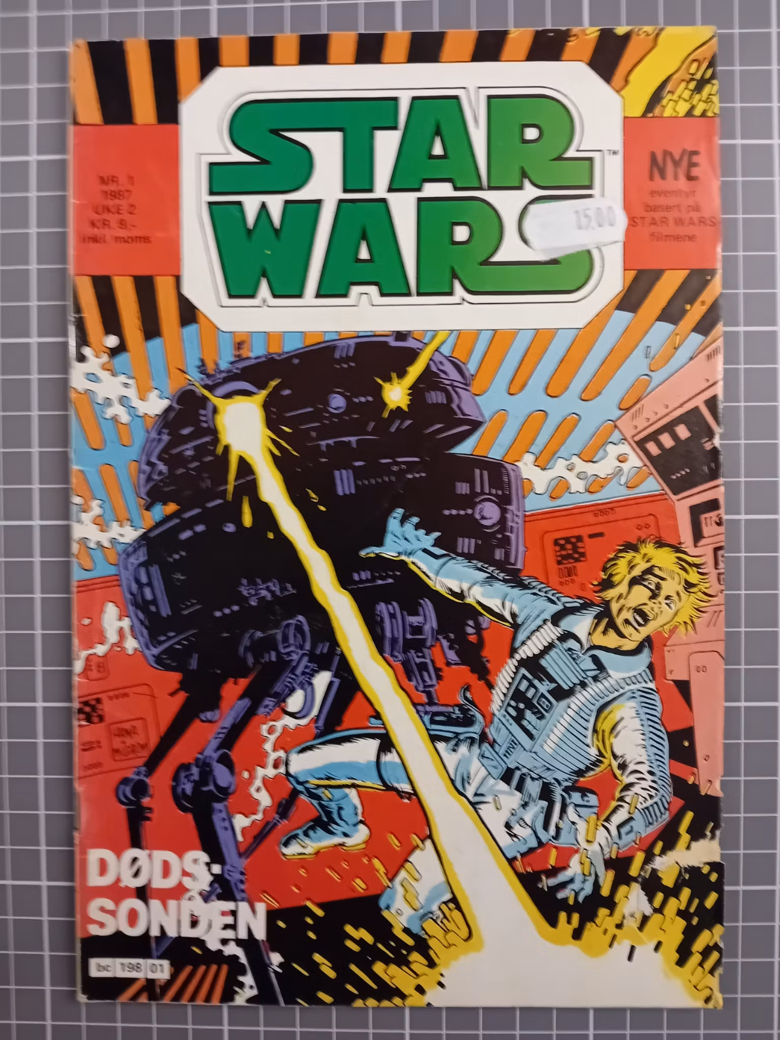 Star Wars 1987 - 01 (Lese eksemplar, slitt)