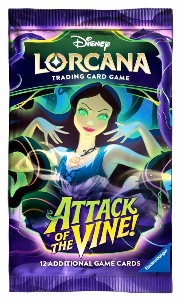 Disney Lorcana TCG Attack of the Vine Booster pack Engelsk utgave Forseglet eske