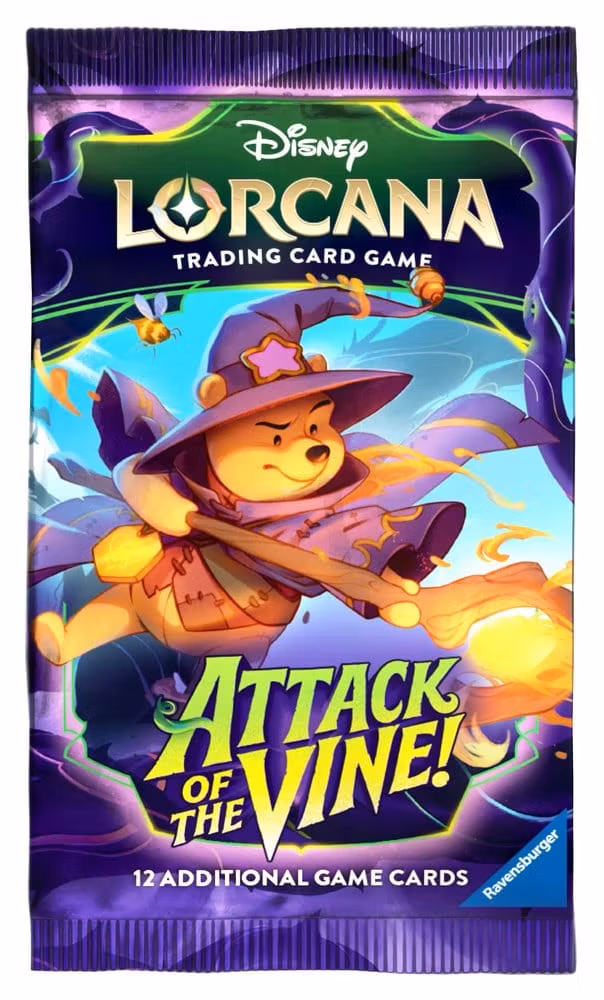 Disney Lorcana TCG Attack of the Vine Booster pack Engelsk utgave Forseglet eske