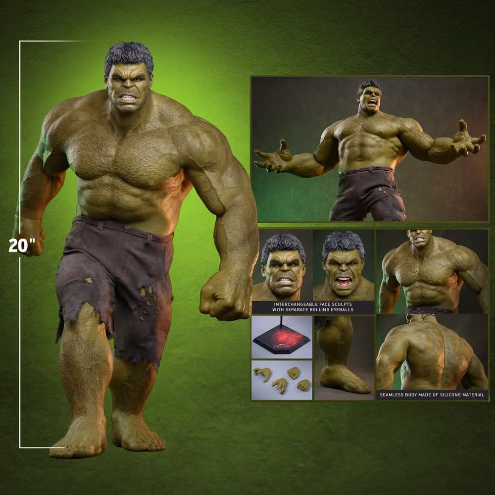 Marvel Action Figure 1/6 Hulk 51 cm (Totalpris 6.495,-)