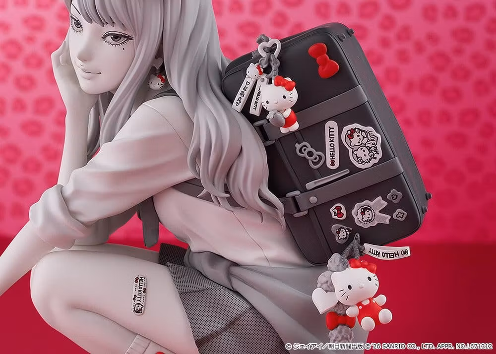 Junji Ito PVC Figure Gyaru Tomie x Hello Kitty 14 cm (Totalpris 2.395,-)