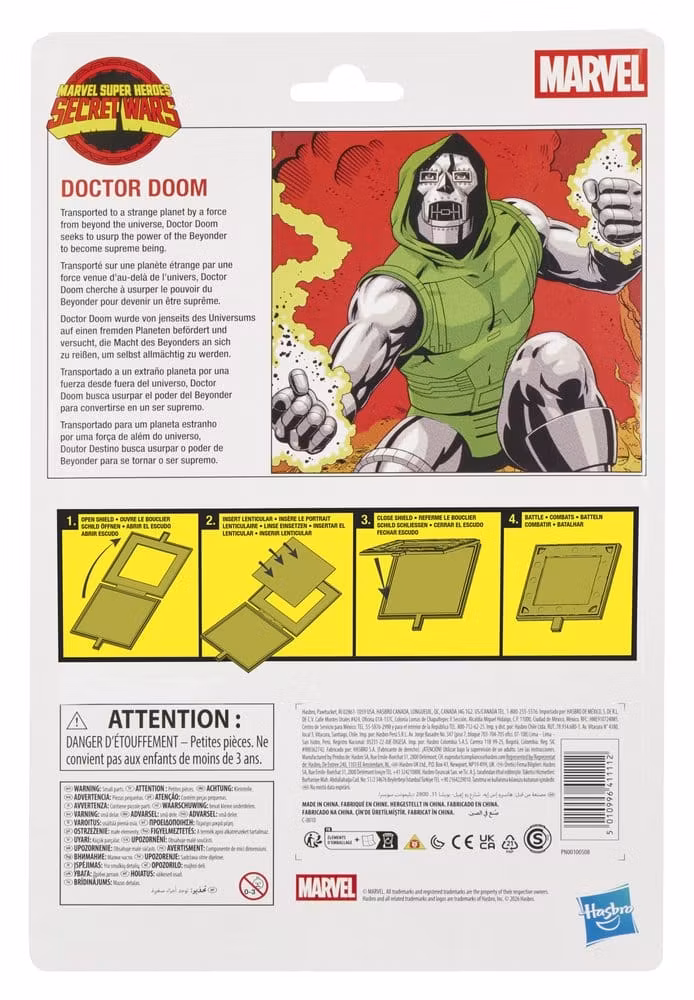 Secret Wars Marvel Legends Action Figure Doctor Doom 15 cm (Totalpris 398,-)