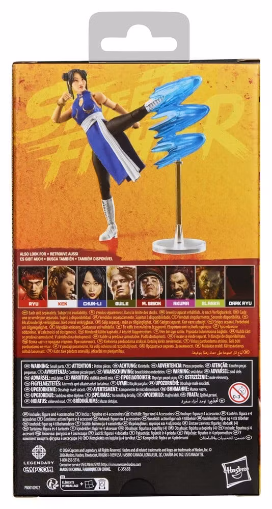 Street Fighter Action Figure Chun-Li 15 cm (Totalpris 398,-)
