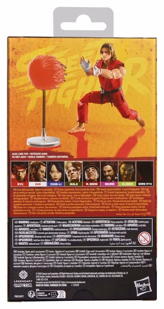 Street Fighter Action Figure Ken 15 cm (Totalpris 398,-)