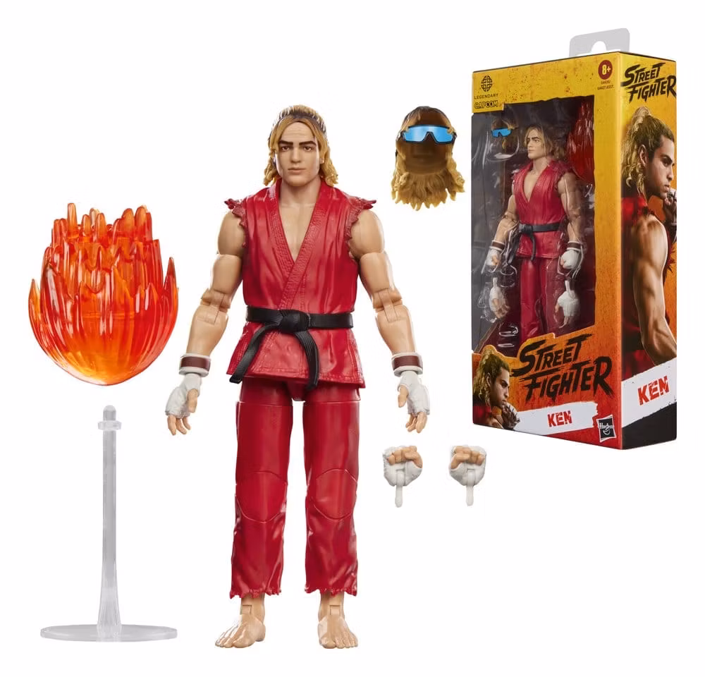 Street Fighter Action Figure Ken 15 cm (Totalpris 398,-)