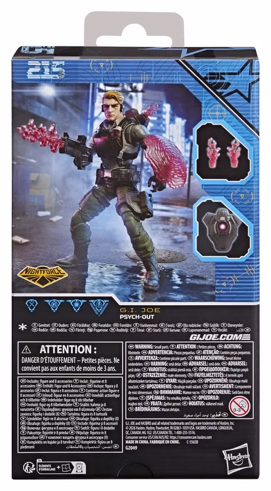 G.I. Joe Classified Series Action Figure Night Force: Psych-Out 15 cm (Totalpris 398,-)