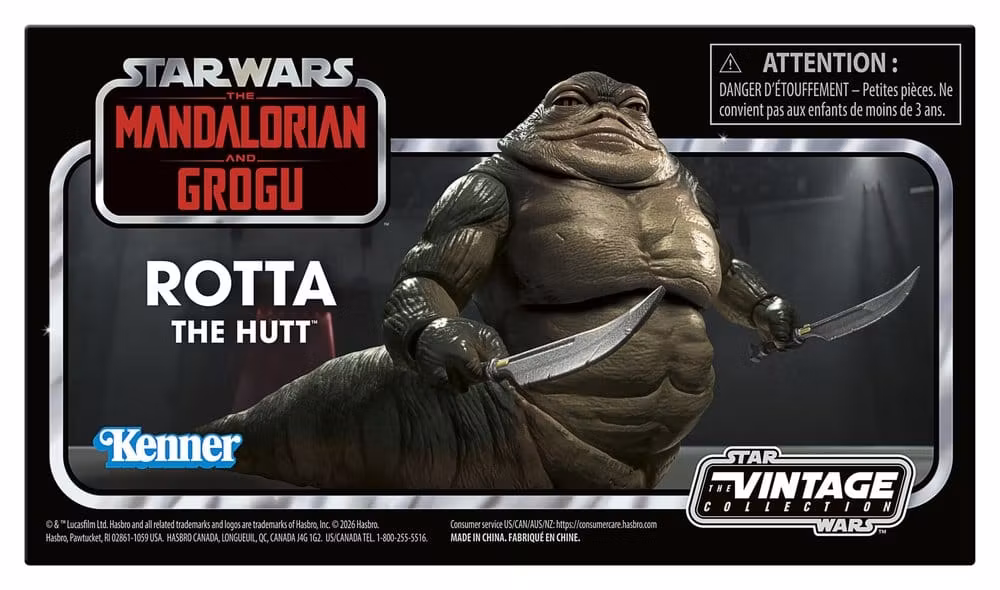 Star Wars Vintage Series: Rotta the Hutt (The Mandalorian and Grogu) (Totalpris 869,-)