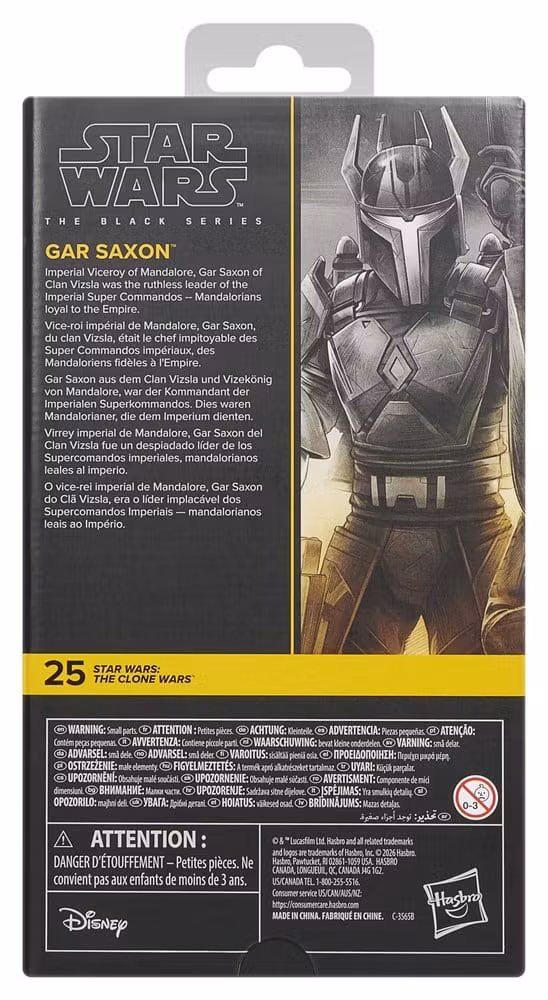 Star Wars Black Series: Gar Saxon (The Clone Wars) (Totalpris 398,-)