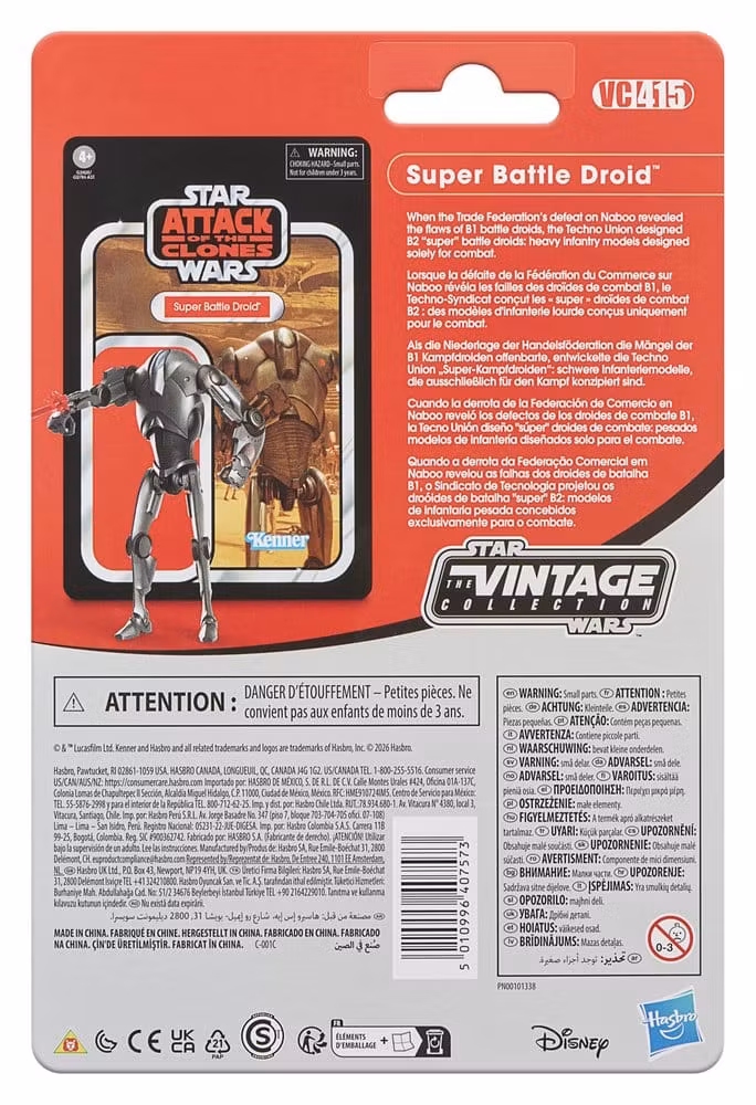 Star Wars Vintage Collection: Super Battle Droid (Episode II) (Totalpris 279,-)