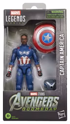 Avengers: Doomsday Marvel Legends Action Figure Captain America 15 cm (Totalpris 398,-)