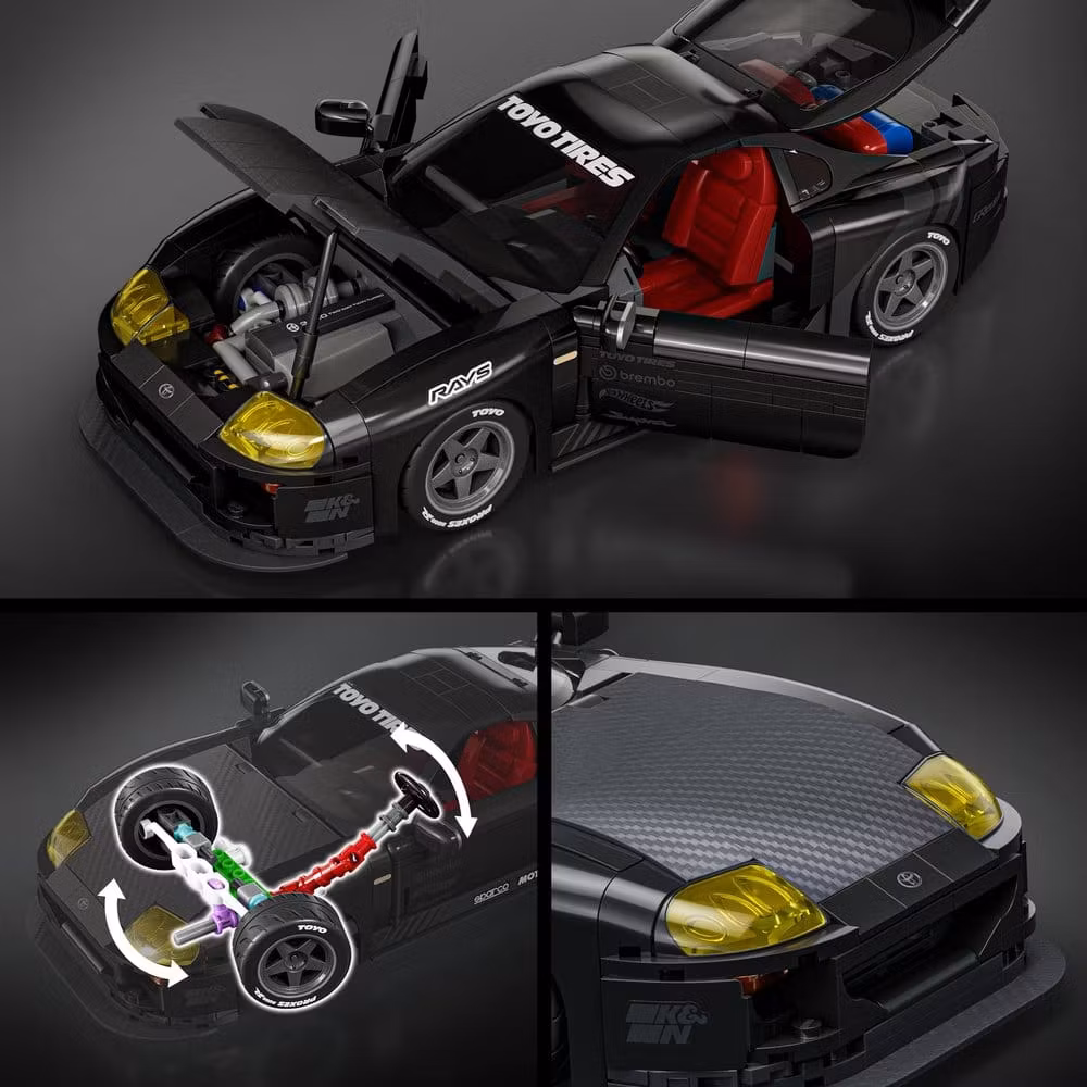 Mattel Brick Shop Hot Wheels Elite series 1994 Toyota Supra MKIV (Totalpris 749,-)