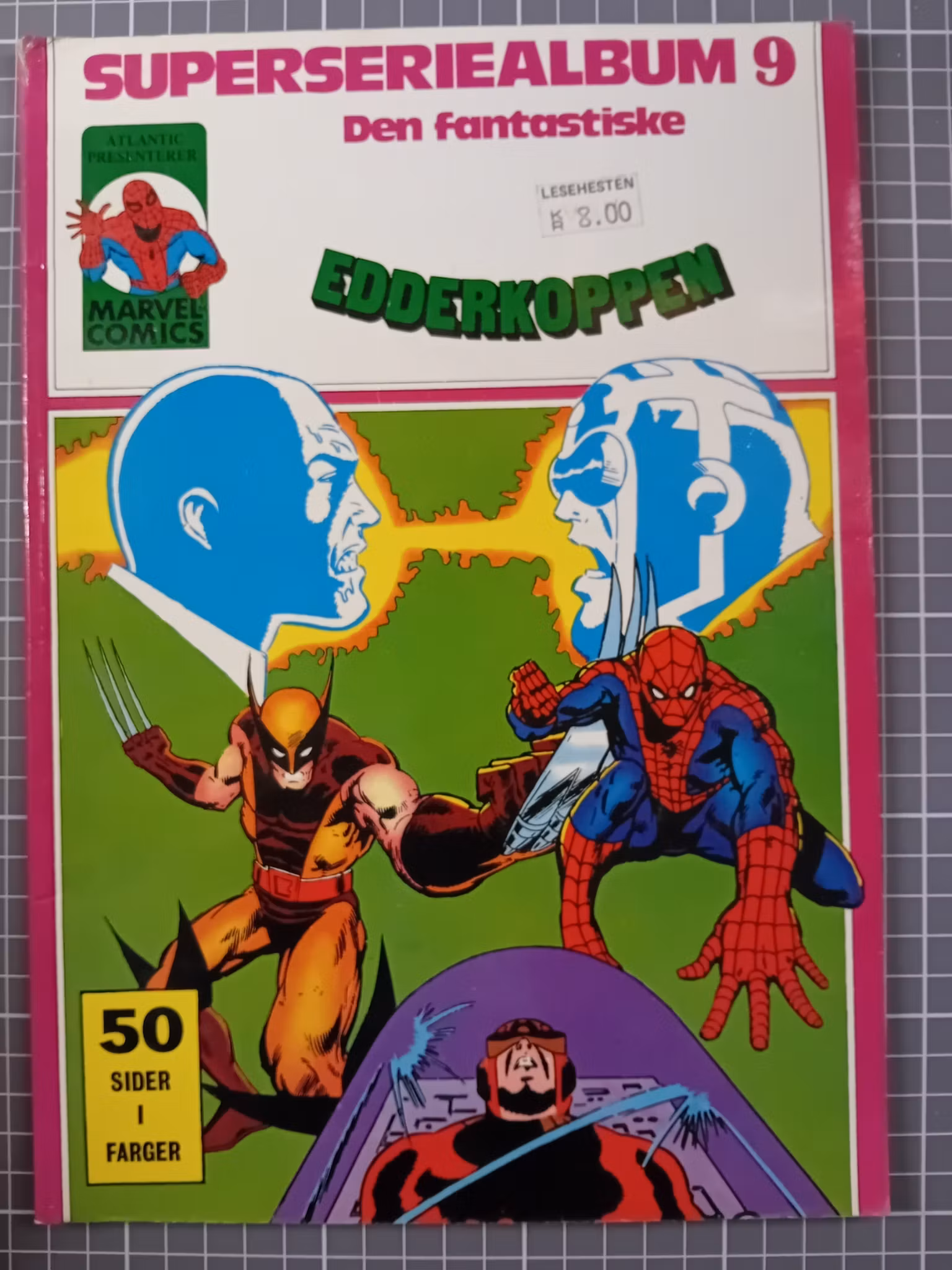 Superseriealbum 9 Edderkoppen