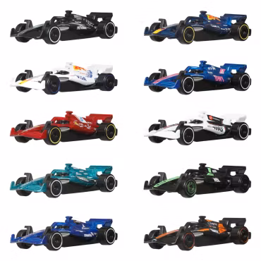 10-Pack F-1 Racing Hot Wheels 1:64
