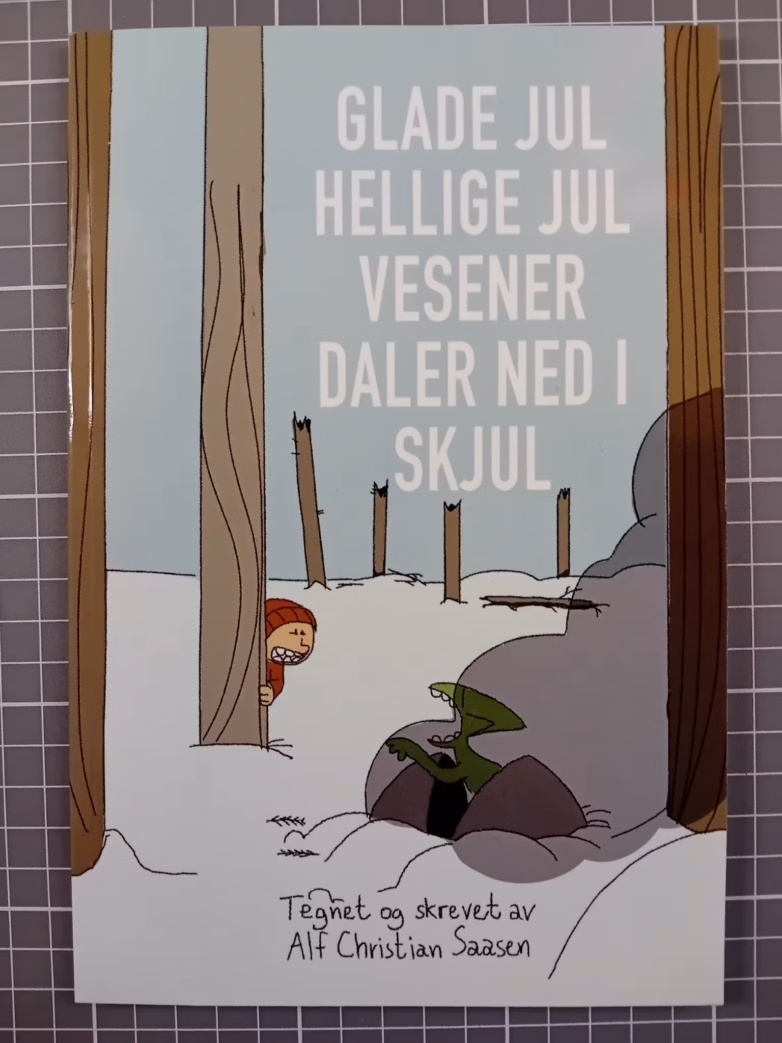 Alf C. Saasen - Glade hjul hellige Jul vesener daler ned i skjul