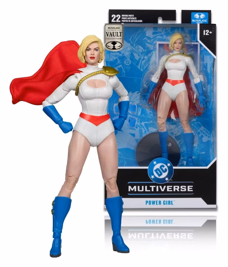 DC Multiverse McFarlane Vault Collection Action Figure Power Girl 18 cm (Totalpris 349,-)