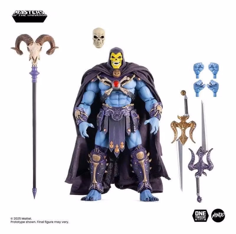 Masters of the Universe Action Figure 1/12 200x - Skeletor (Totalpris 1798,-) Mondo