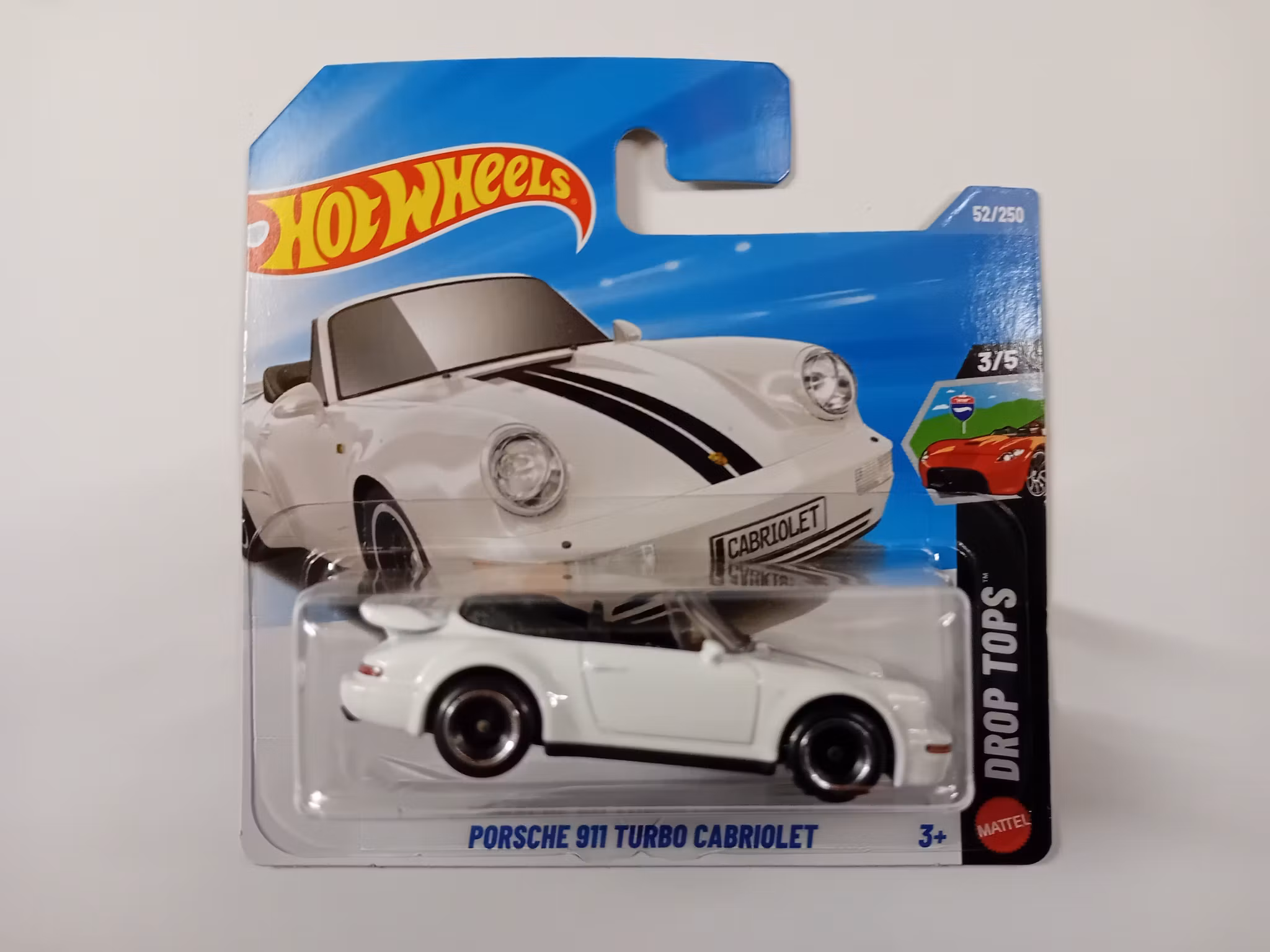 Porsche 911 Turbo cabriolet hvit #052
