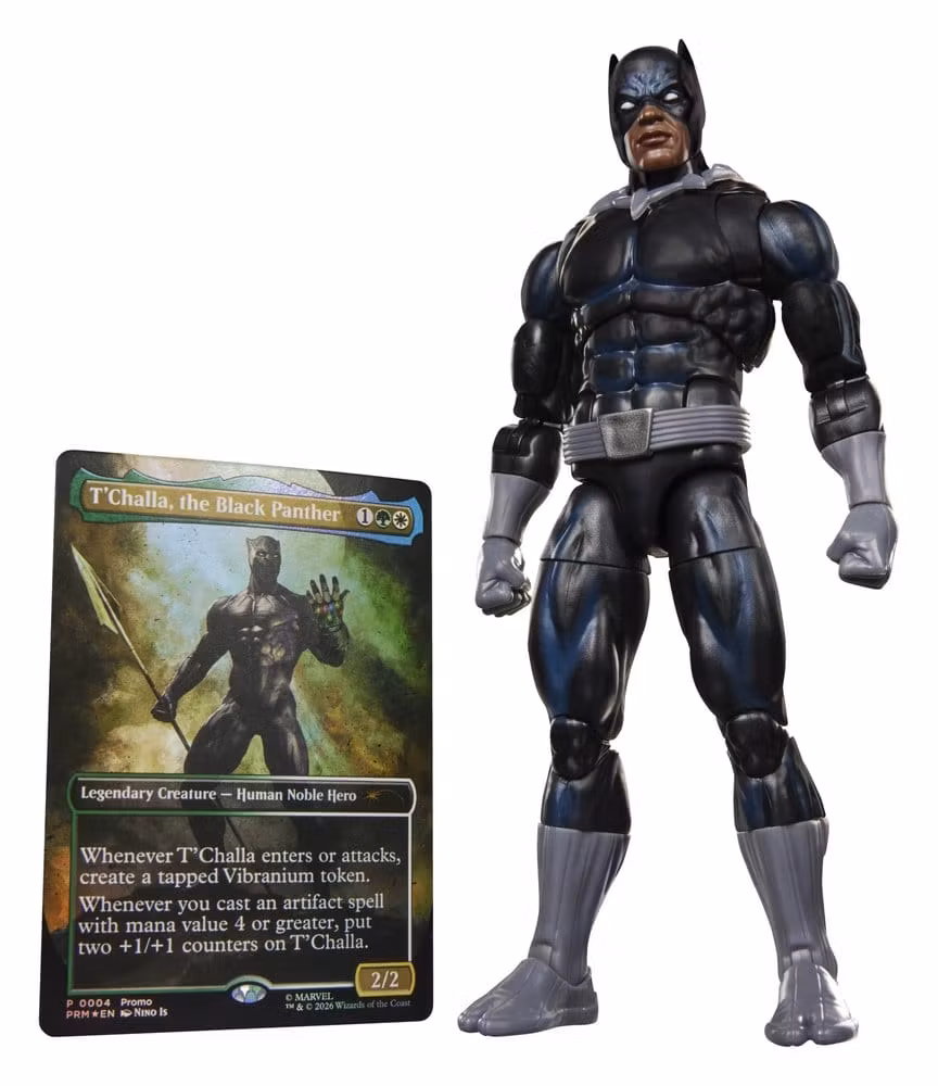 Marvel Legends Magic: The Gathering Marvel Legends Action Figure Black Panther 15 cm (plus Exclusive Foil Card) (Totalpris 649,-)