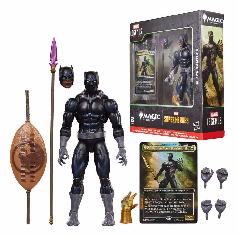 Marvel Legends Magic: The Gathering Marvel Legends Action Figure Black Panther 15 cm (plus Exclusive Foil Card) (Totalpris 649,-)