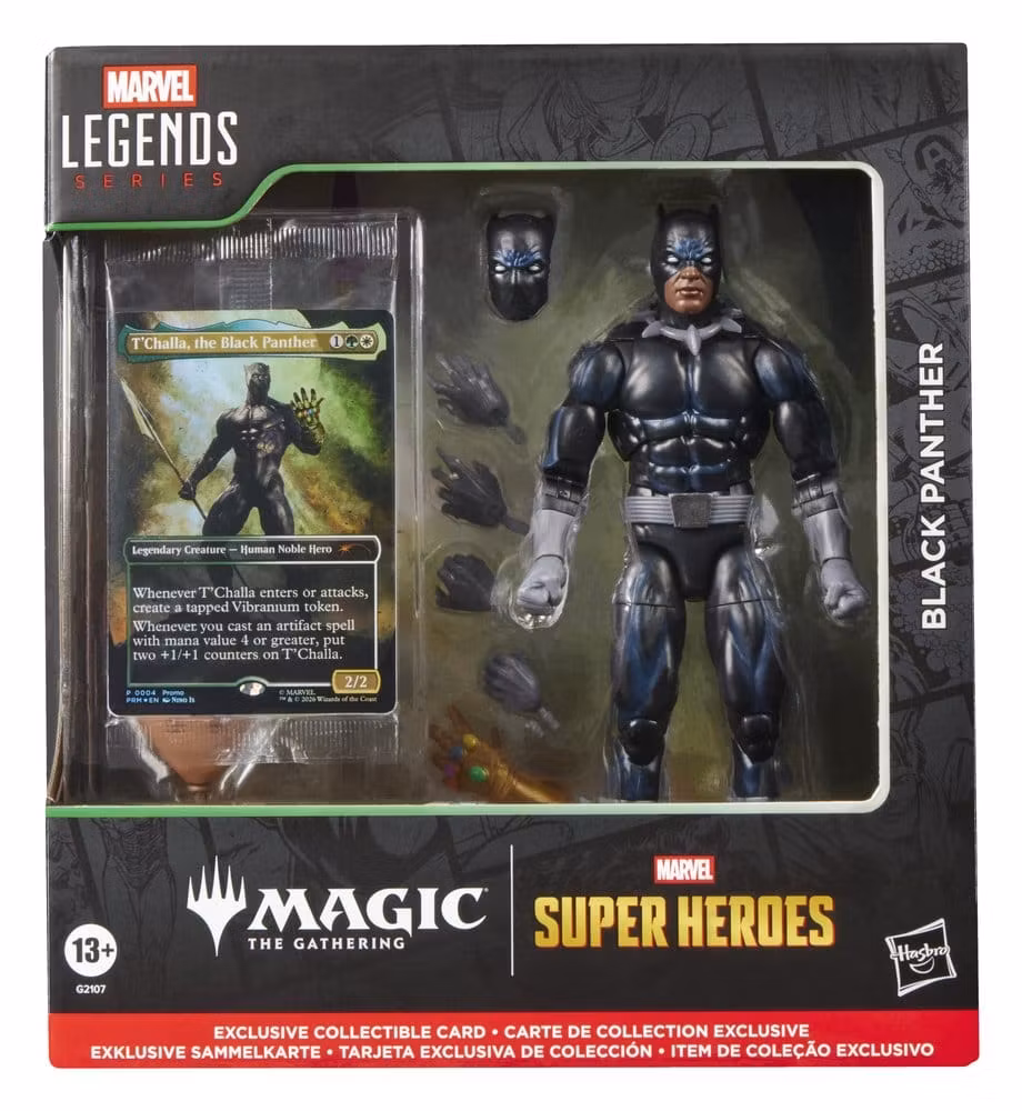 Marvel Legends Magic: The Gathering Marvel Legends Action Figure Black Panther 15 cm (plus Exclusive Foil Card) (Totalpris 649,-)