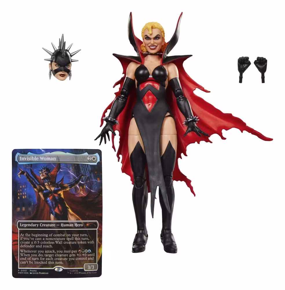 Marvel Legends Magic: The Gathering Marvel Legends Action Figure Fantastic Four Malice (Sue Storm) 15 cm (plus Exclusive Foil Card) (Totalpris 649,-)