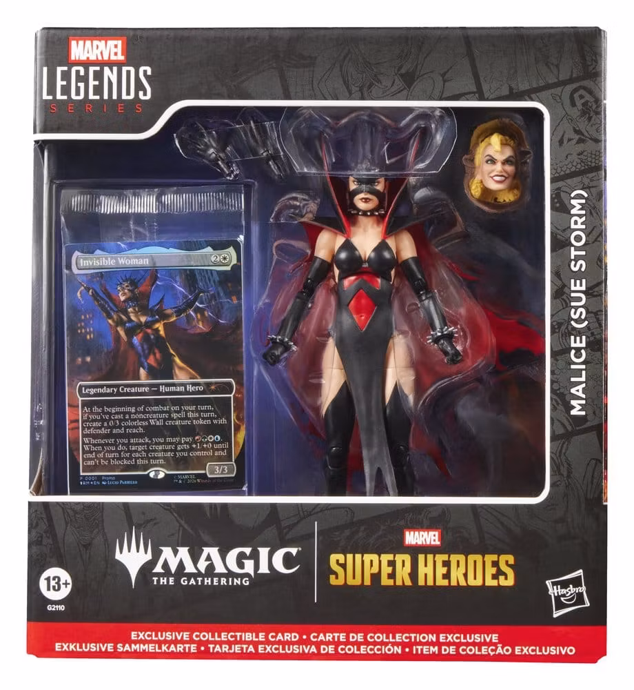 Marvel Legends Magic: The Gathering Marvel Legends Action Figure Fantastic Four Malice (Sue Storm) 15 cm (plus Exclusive Foil Card) (Totalpris 649,-)