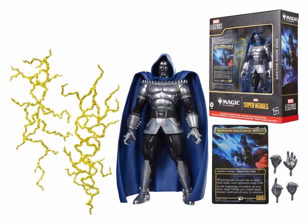 Marvel Legends Magic: The Gathering Marvel Legends Action Figure Doctor Doom 2099 15 cm (plus Exclusive Foil Card) (Totalpris 649,-)