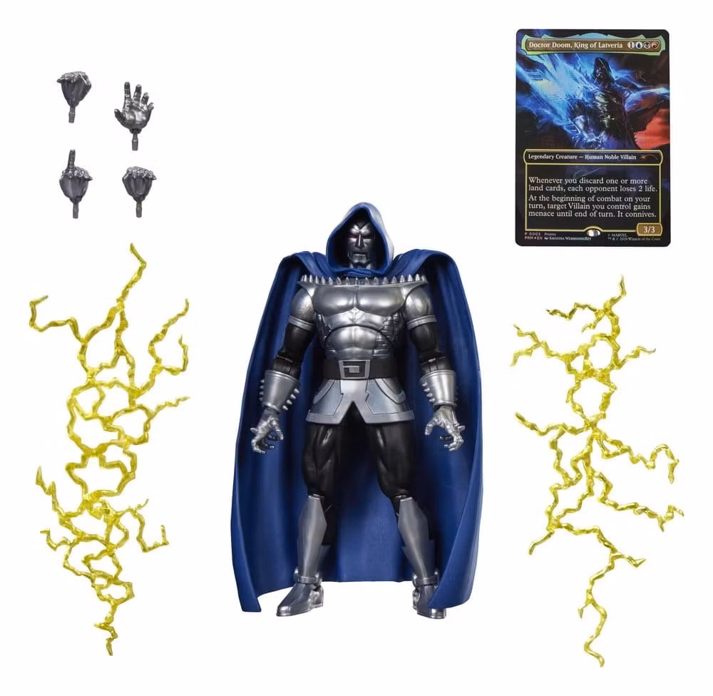 Marvel Legends Magic: The Gathering Marvel Legends Action Figure Doctor Doom 2099 15 cm (plus Exclusive Foil Card) (Totalpris 649,-)