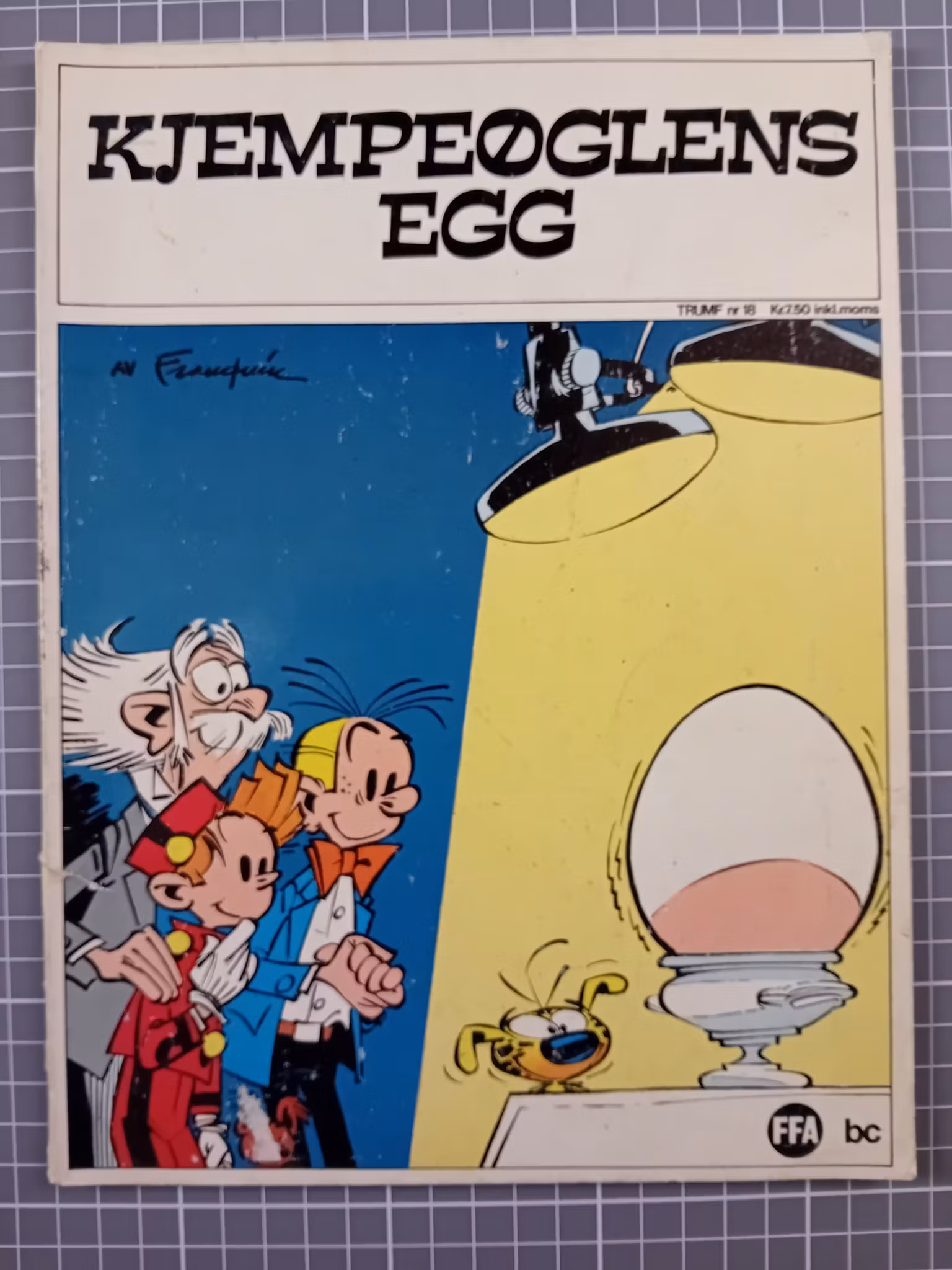 Sprint Kjempeøglens egg (Trumf nr 18/FFA utgave fra 1974)