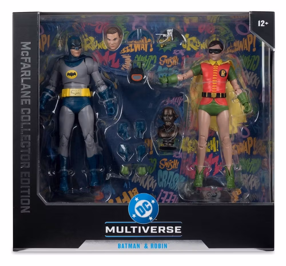 Batman Classic TV Series DC Multiverse McFarlane Collector Edition Action Figure 2-Pack Batman and Robin 18 cm (Totalpris 749,-)