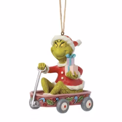 Grinch med vogn (Hanging Ornament)