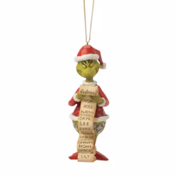 Grinch med ønskeliste (Hanging Ornament)