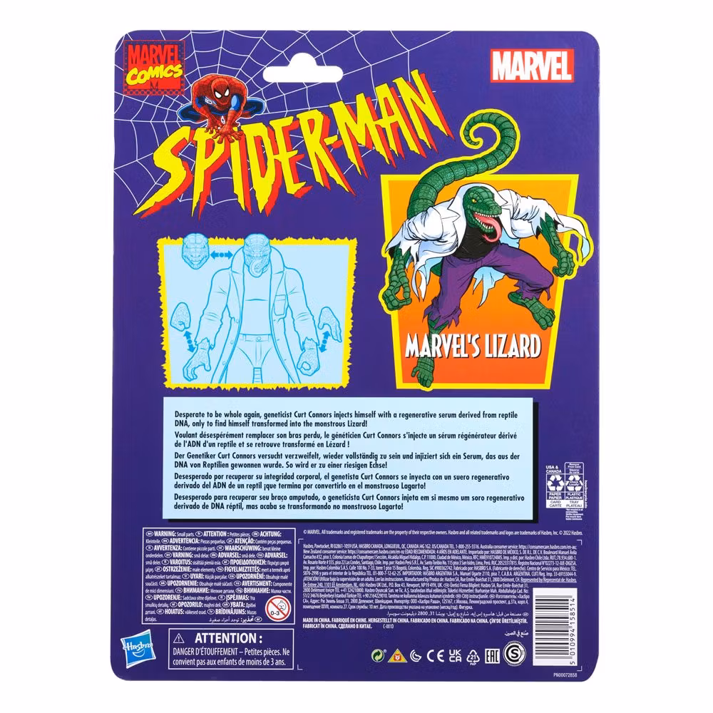 Spider-Man Marvel Legends Action Figure Marvel's Lizard 15 cm (Totalpris 579,-)