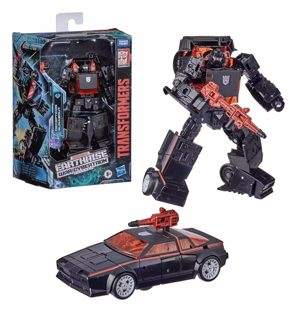 Transformers Generations War for Cybertron: Earthrise Deluxe Class Action Figure Decepticon Runabout WFC-E41 14 cm (Totalpris 379,-)