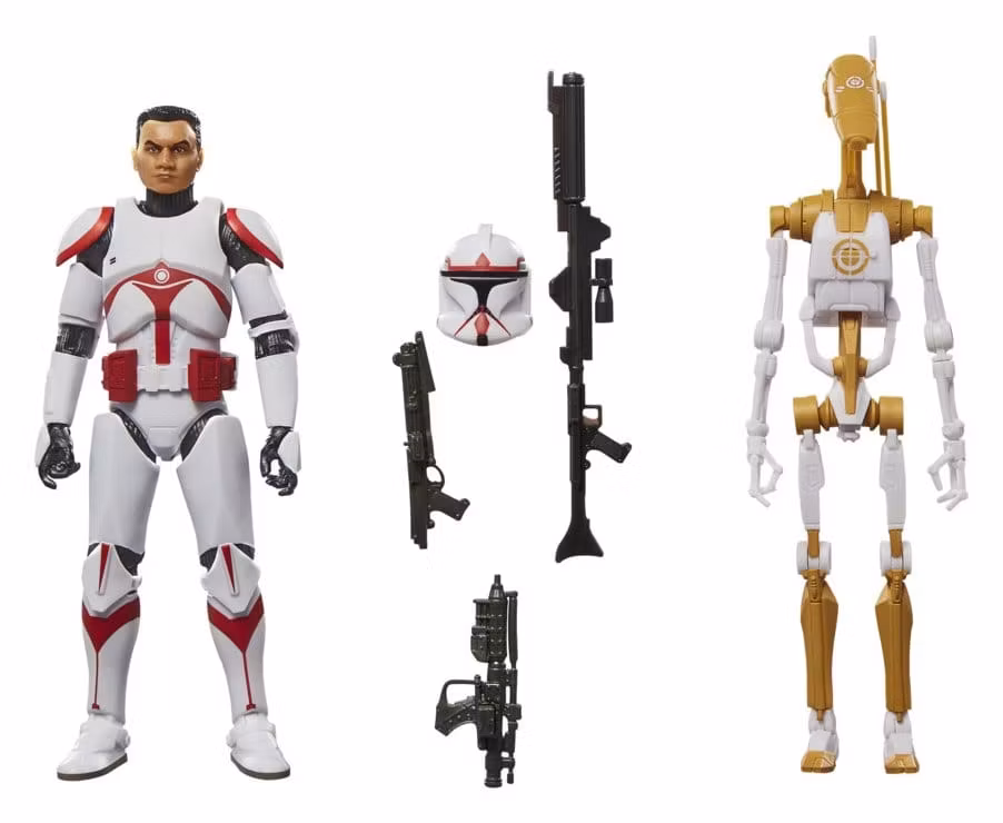 Star Wars: Battlefront II Black Series Action Figure 2-Pack Phase I Assault Trooper & Battle Droid Officer 15 cm (Totalpris 779,-)