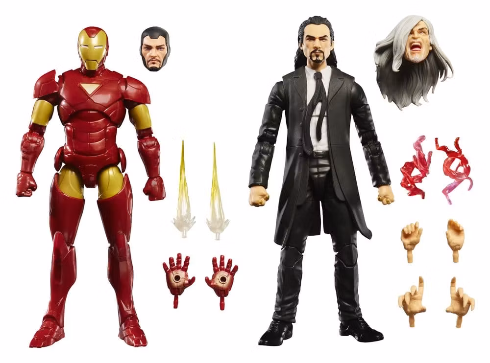 Marvel Legends Action Figure 2-Pack Iron Man (Extremis) & Marvel's Mandarin 15 cm (Totalpris 749,-)