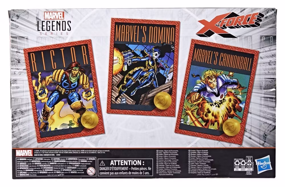 Marvel Legends Action Figure 3-Pack X-Force 15 cm (Totalpris 1249,-)