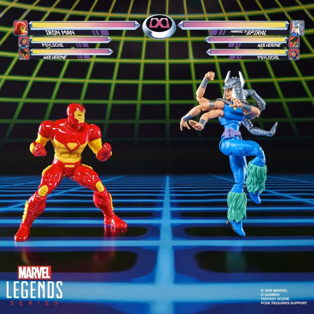 Marvel Games Marvel Legends Action Figure 2-Pack Iron Man & Marvel's Spiral 15 cm (Totalpris 998,-)