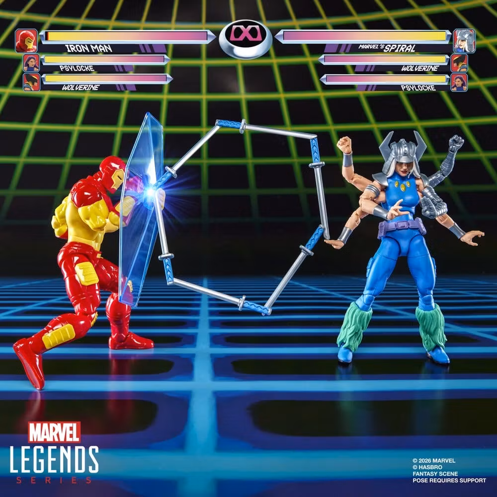 Marvel Games Marvel Legends Action Figure 2-Pack Iron Man & Marvel's Spiral 15 cm (Totalpris 998,-)