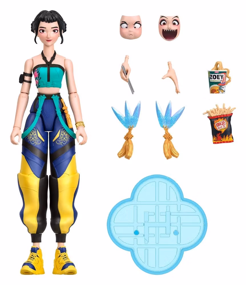 KPop Demon Hunters Action Figure Huntrix Zoey (How It's Done) 14 cm (Totalpris 319,-)