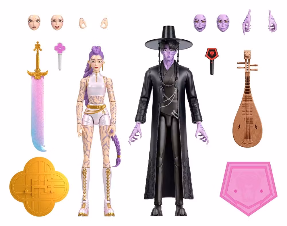 KPop Demon Hunters Action Figure 2-Pack Rumi & Jinu (Final Battle) 15 cm (Totalpris 639,-)