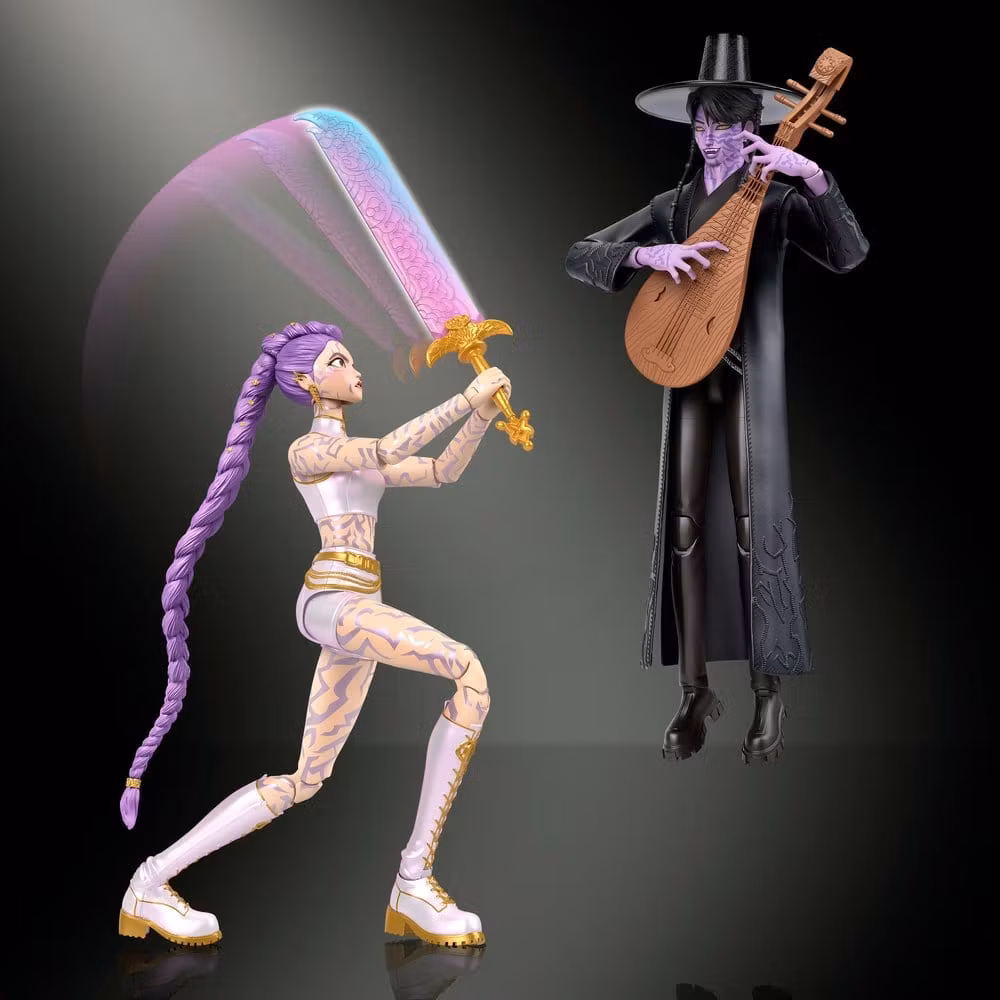 KPop Demon Hunters Action Figure 2-Pack Rumi & Jinu (Final Battle) 15 cm (Totalpris 639,-)