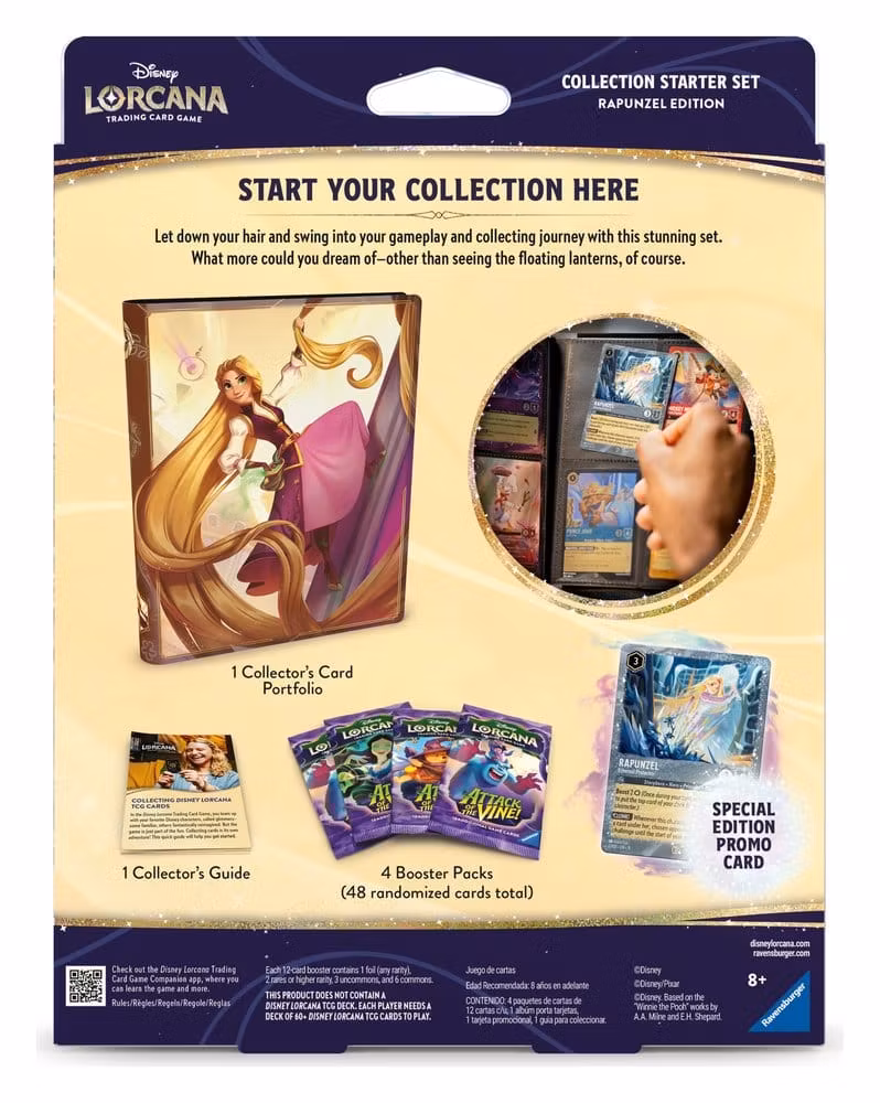 Disney Lorcana TCG Collector's Starter Set Rapunzel Edition Engelsk utgave