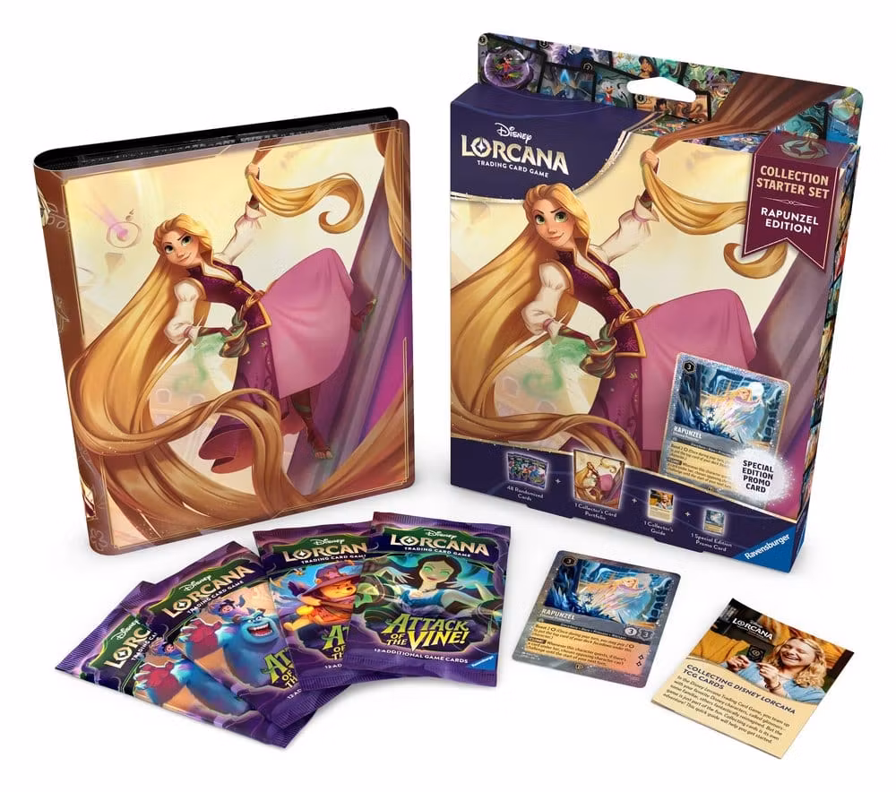 Disney Lorcana TCG Collector's Starter Set Rapunzel Edition Engelsk utgave