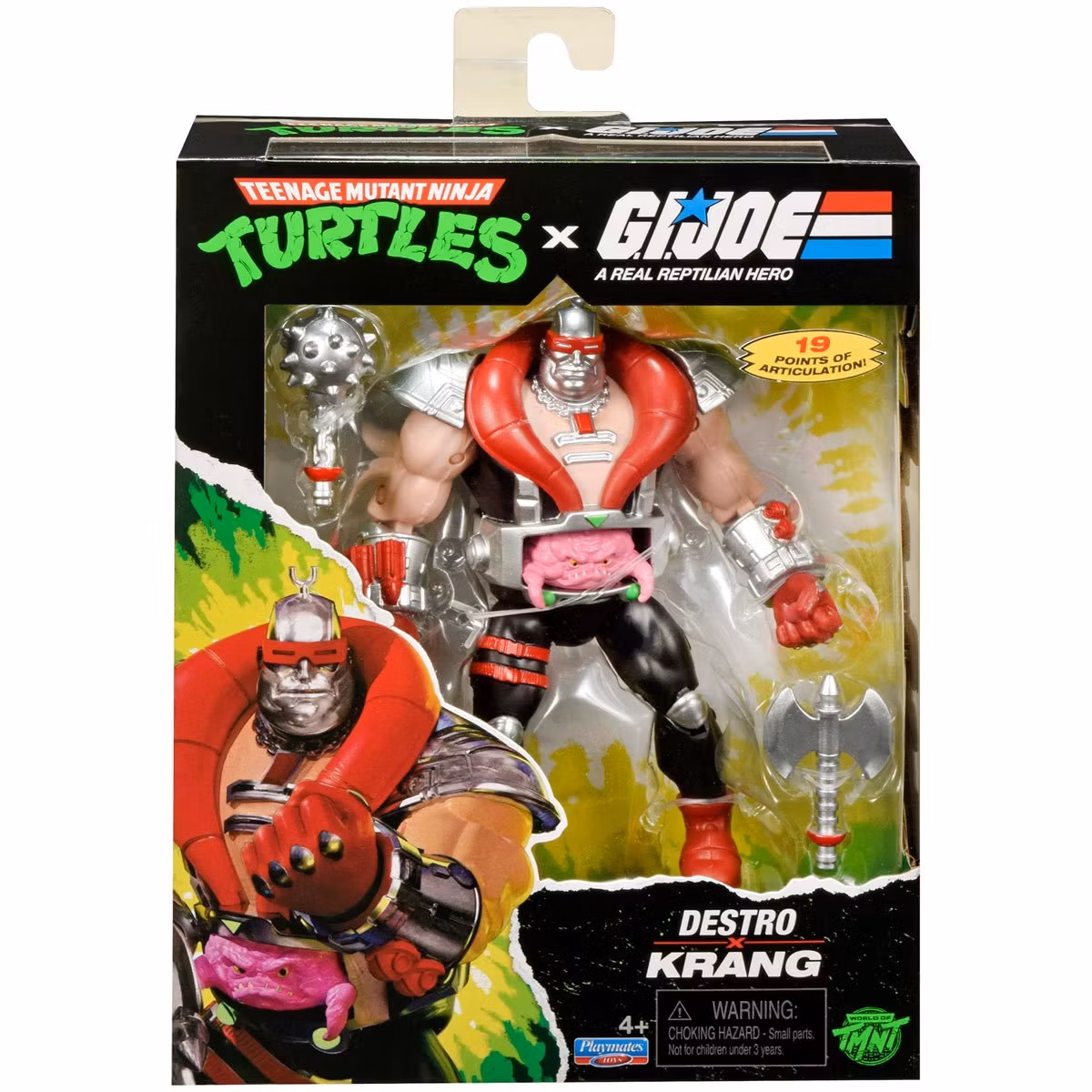 Teenage Mutant Ninja Turtles x G.I. Joe Crossover Classics Action Figure Krang Droid x Destro 12 cm