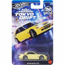 Fast & Furious Tokyo drift #5/5 Nissan Silvia S13 gul