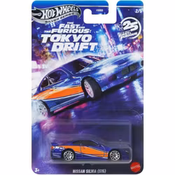 Fast & Furious Tokyo drift #2/5 Nissan Silvia S15 blå