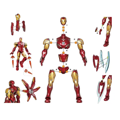 Blokees Marvel Champion Class Infinity SAGA Iron Man MK85 DX