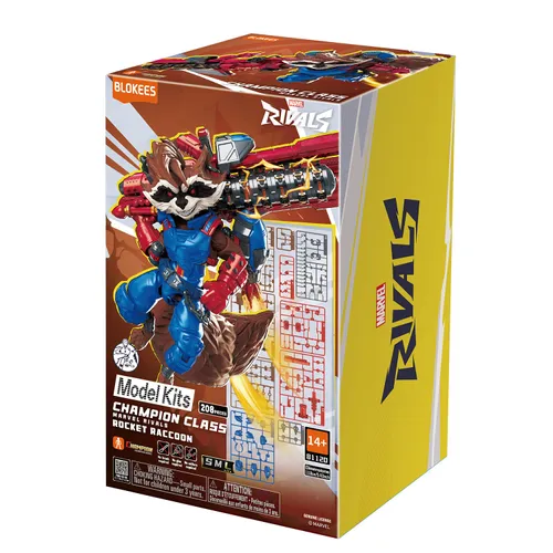 Blokees Marvel Champion Class Marvel Rivals Rocket Raccoon