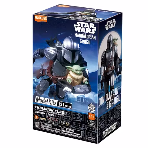 Blokees Star Wars Champion Class Mandalorian Din Djarin + Grogu